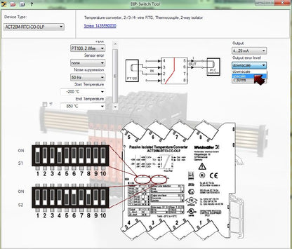 1435590000 - Passive Temperature Transducer for RTD/Thermocouples with Isolation