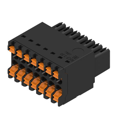 1277520000 - 3.50 mm Pitch PCB Connector, 14 Poles, 180° Angle  (Pack of 72)