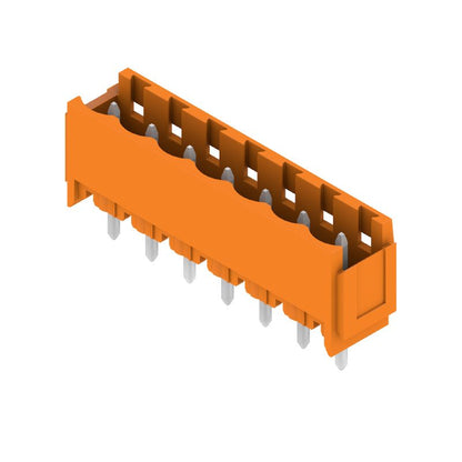 2496230000 - 7-Pole 5.08mm PCB Connector with 180° Elbow, Orange  (Pack of 50)