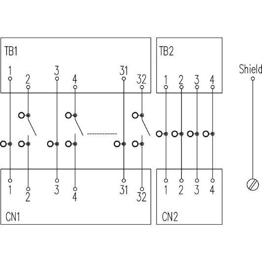 FTA-C300-16AI-SH-S - Compact RS-1 Interface Module, 135mm Wide, RoHS Certified