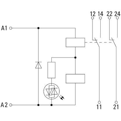 2476810000 - 12V 5A Relay Module with 2 CO Contacts  (Pack of 10)