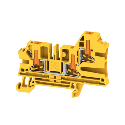 2872070000 - 4 mm² Feed-Through Terminal Block with PUSH IN Technology  (Pack of 50)