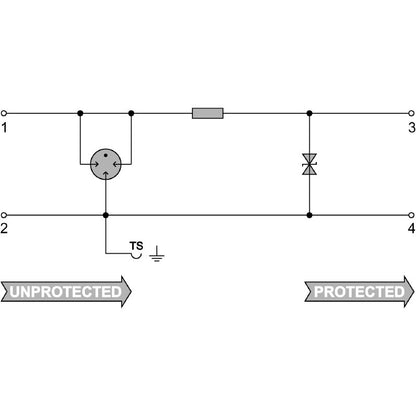1063830000 - Surge Protection Device for DIN Rail, 12VDC 0.5A  (Pack of 10)