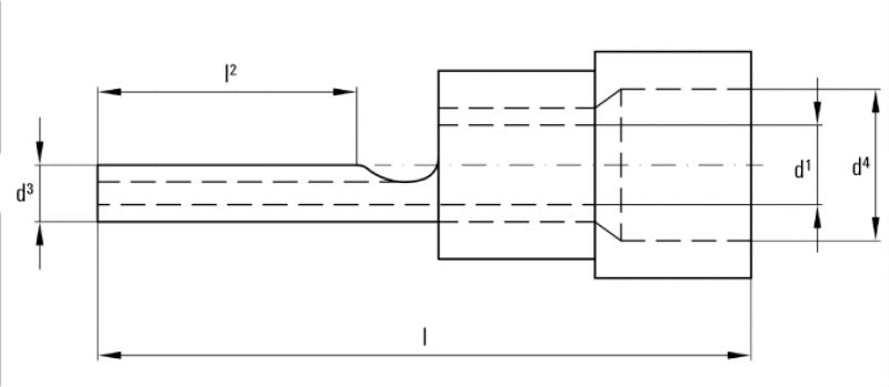 1491390000 - Blue Insulated Cable Lug for 1.5-2.5 mm² Connectors  (Pack of 100)