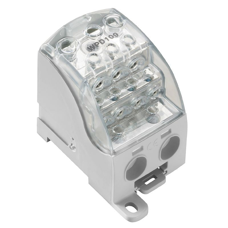 1562090000 - Light Grey Connector Terminal 185 mm², 10 Connection Points
