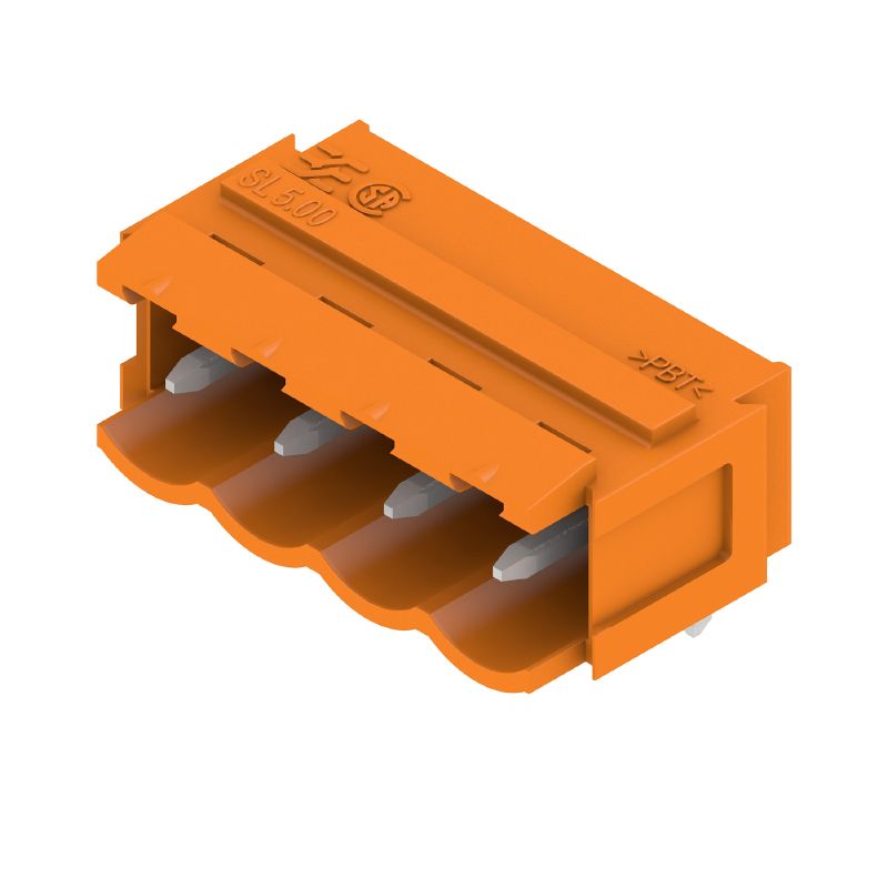 1580880000 - 5.00mm 4-Pole THT PCB Connector with Dovetails  (Pack of 100)