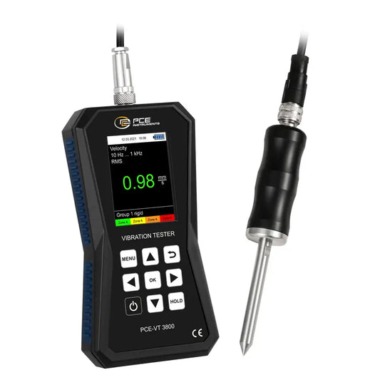 PCE-VT 3800S - Advanced Accelerometer for Vibration Measurement with ISO Option