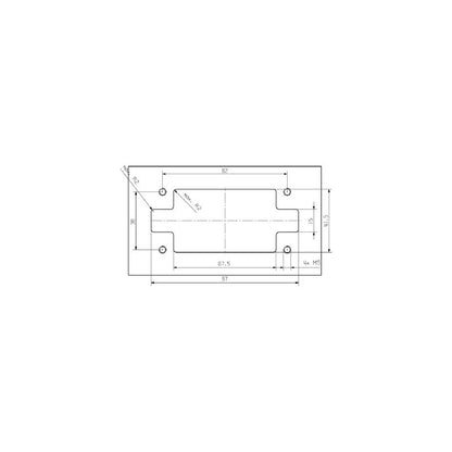 2708500000 - 55mm Deep HDC MDF 10B with Offset Flexibility