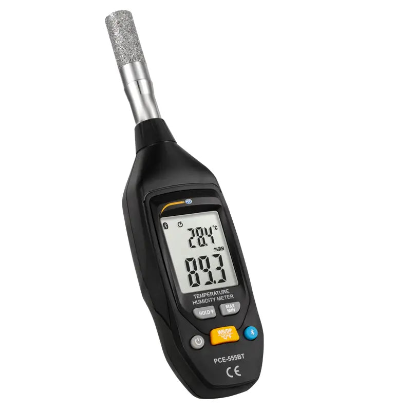 PCE-555BT - Bluetooth Climate Meter with LC Display & Temperature Range up to 60°C