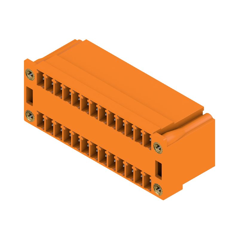 1973370000 - 26-Pole 3.81mm PCB Connector with 90° Flange Elbow  (Pack of 20)