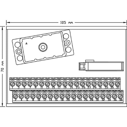1126670000 - RS ELCO Plug-In Connector, 60mm Depth, RoHS & UL Certified