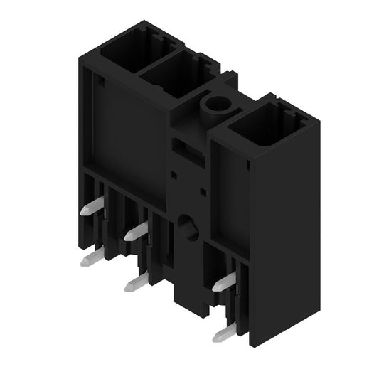 1048520000 - 3-Pole 7.62mm Black PCB Connector with THT Solder Pins  (Pack of 60)