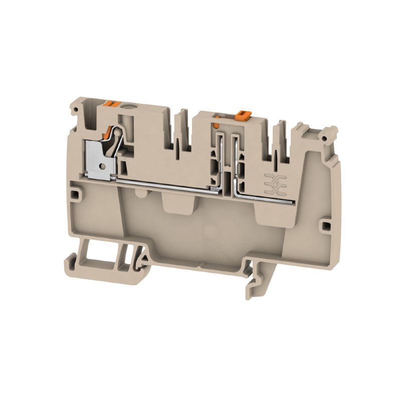 2581710000 - Dark Beige Push-In Terminal, 55mm Depth, 250V, 20A  (Pack of 50)