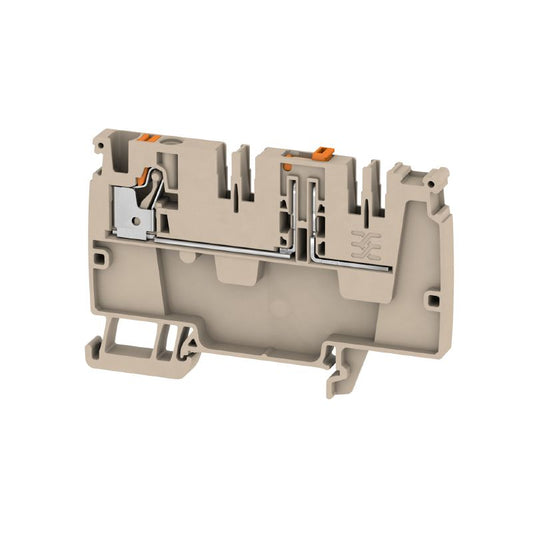 2581710000 - Dark Beige Push-In Terminal, 55mm Depth, 250V, 20A  (Pack of 50)