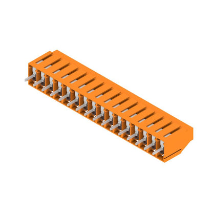 2567260000 - 5.08mm Tinned Orange PCB Terminal, 16 Poles, 90° Angle  (Pack of 18)