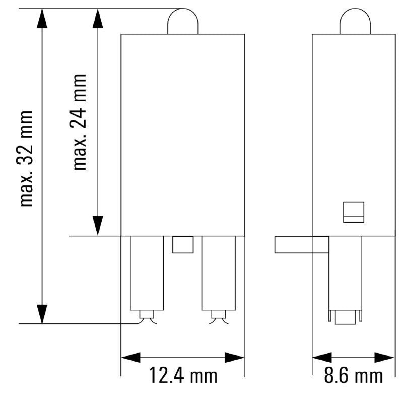 7760056016 - 24-60V DC LED Module with Easy Plug-In Connection  (Pack of 10)