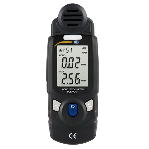 PCE-VOC 1 - Handheld VOC & Formaldehyde Meter for Indoor Air Quality Monitoring