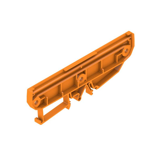 1020640000 - DIN Mount 6.4mm End Plate in Orange, RoHS Compliant  (Pack of 20)