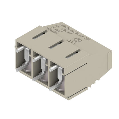 1648300000 - 10.16mm 3-Pole PCB Terminals, 90° Angle, Pebble Grey  (Pack of 20)