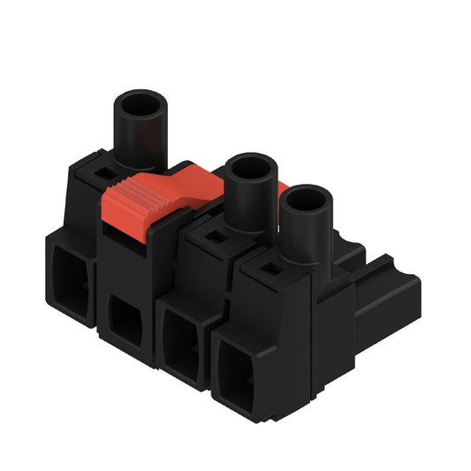 1082010000 - 7.62mm Female PCB Connector with Clamping Yoke, 180° Angle  (Pack of 50)