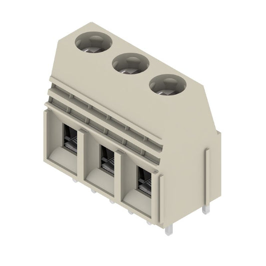1636180000 - 10.16mm 3-Pole PCB Terminals, 4.5mm Solder Pin, Grey  (Pack of 20)