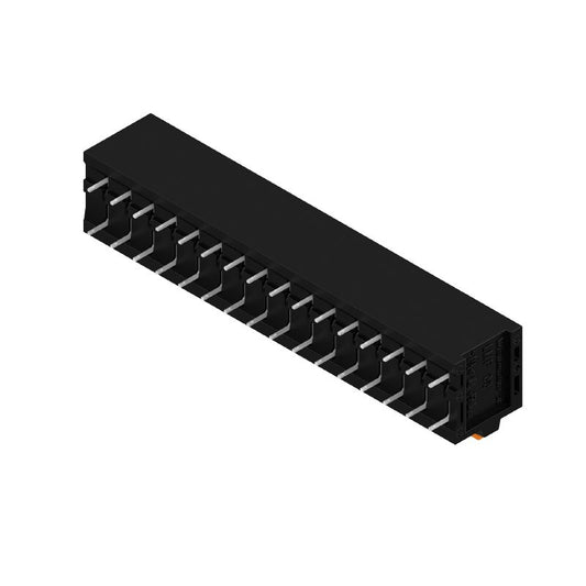 1424930000 - 90° Circuit Board Terminal, 5mm Pitch, 16 Poles, Black  (Pack of 15)