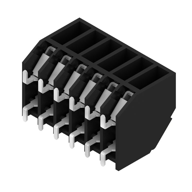1473350000 - 3.50mm Black 6-Pole PCB Terminal with PUSH IN Connection  (Pack of 210)