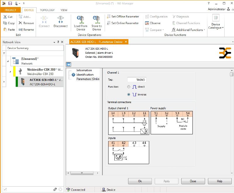 2456110000 - EX Signal Isolating Converter for Hazardous Areas, Single Channel