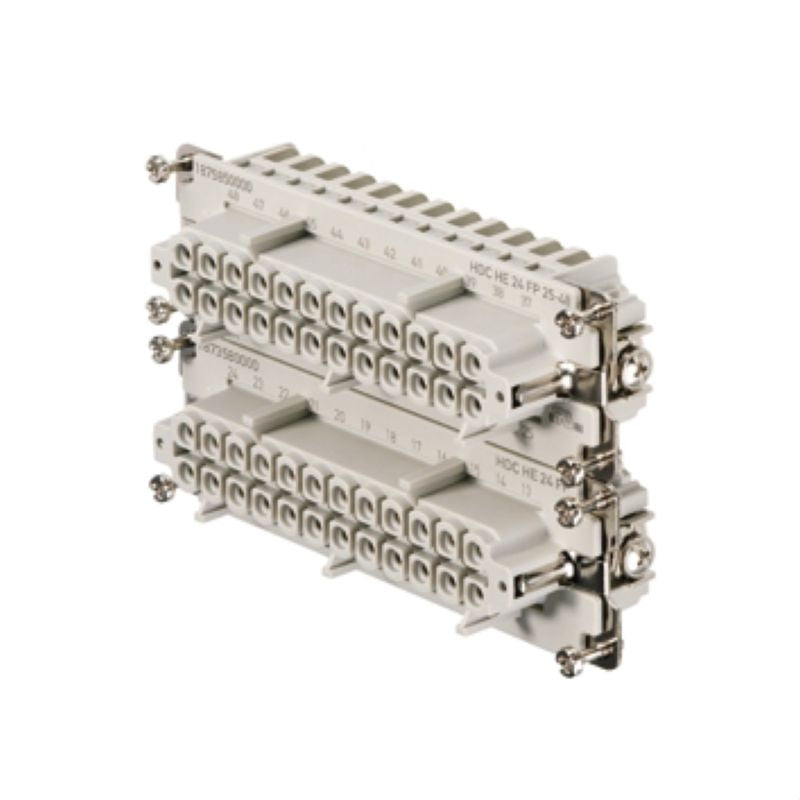 1875850000 - 24-Pole HDC Insert, 500V, 16A Push-In Connection