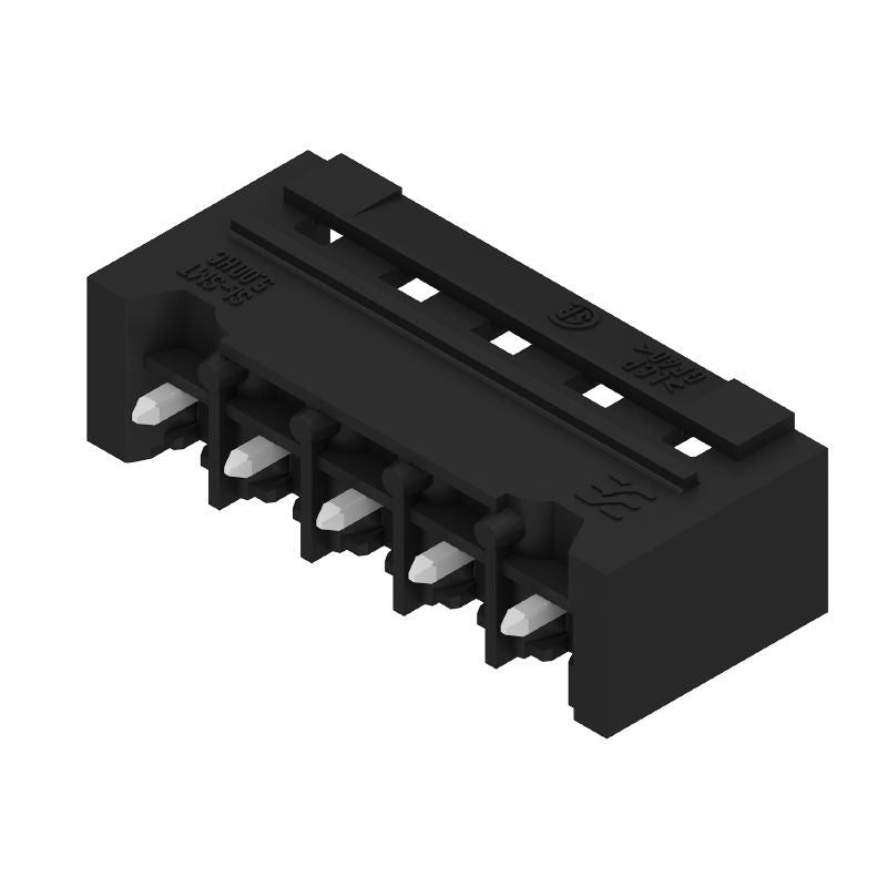 1797900000 - 5-Pole 5mm PCB Male Header Connector, Black, RoHS Certified  (Pack of 250)