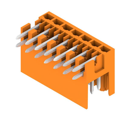 1728190000 - 14-Pole 3.5mm PCB Plug Connector, 90° Angle, Orange  (Pack of 72)