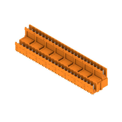 1725870000 - Orange 48-Pole PCB Plug-In Connector, 5.08mm Pitch, 180° Angle  (Pack of 10)
