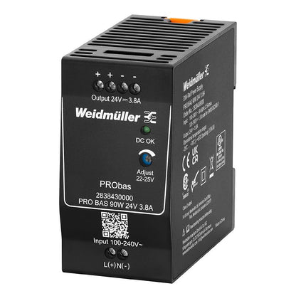 2838430000 - 90W 24V Switch-Mode Power Supply with Safety Features