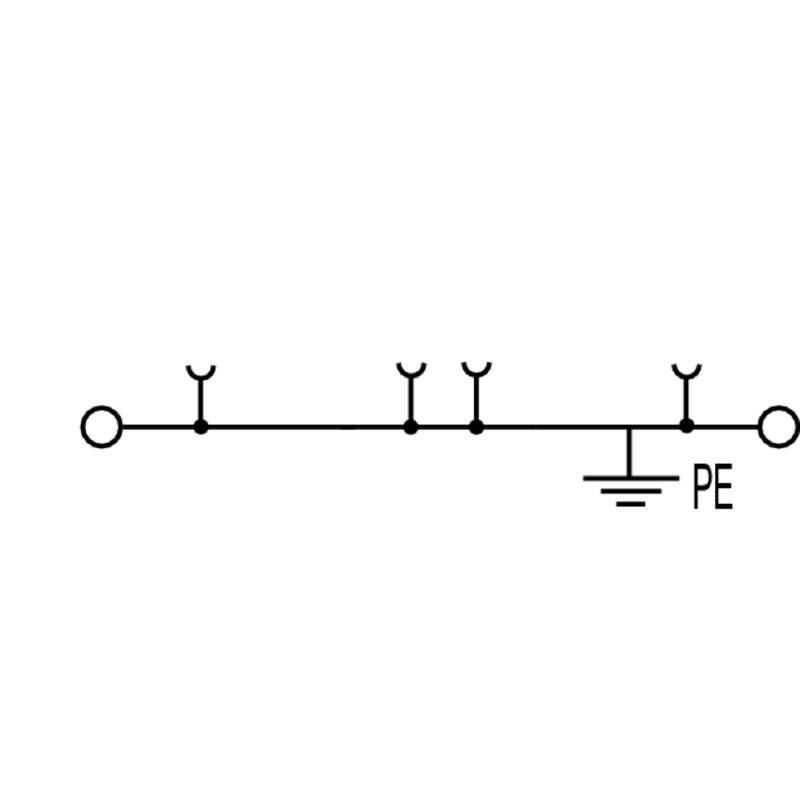 2551520000 - 35 mm² Green/Yellow PE Terminal, Push-In 1000 V  (Pack of 10)