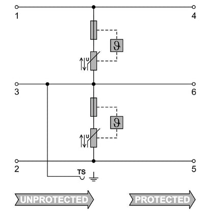 1064630000 - Compact Surge Protector for 240VAC/DC, -40°C to +70°C  (Pack of 5)