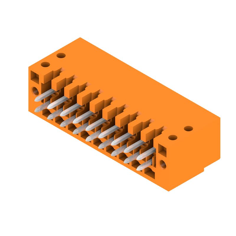 1729490000 - 3.50mm 18-Pole PCB Connector Flange for THT Solder  (Pack of 48)