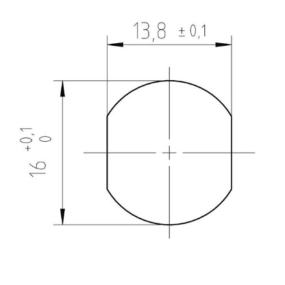 8901630000 - IP67 Angled Adapter M12 to RJ45, Cat.5 Standard