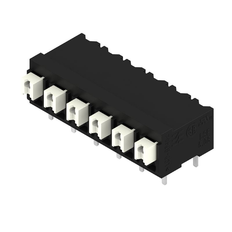 1824850000 - Black 6-Pole PCB Terminal, 5.08mm, 3.5mm Pins  (Pack of 18)