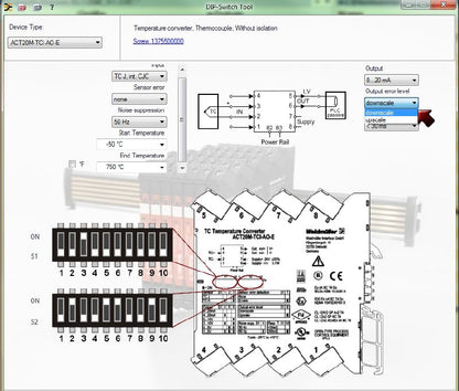 1375500000 - Configurable Temperature Transducer for Thermocouple Inputs