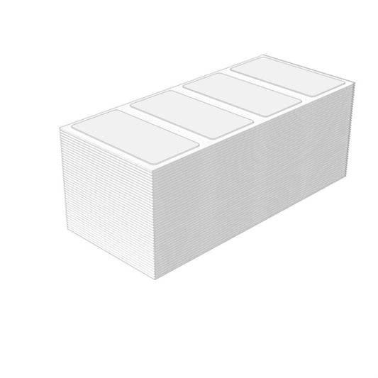 2621280000 - Self-Adhesive White Device Markers, 30 x 60 mm - 100 Pack  (Pack of 100)