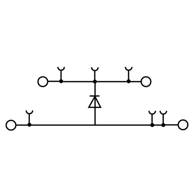 1713290000 - Dark Beige Double-Tier Terminal 2.5 mm² with Tension Clamp  (Pack of 50)