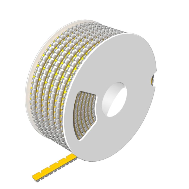 2719180000 - Yellow SlimFix Markers for Cables 2.5-3.3 mm, 12 x 5.4 mm  (Pack of 1400)