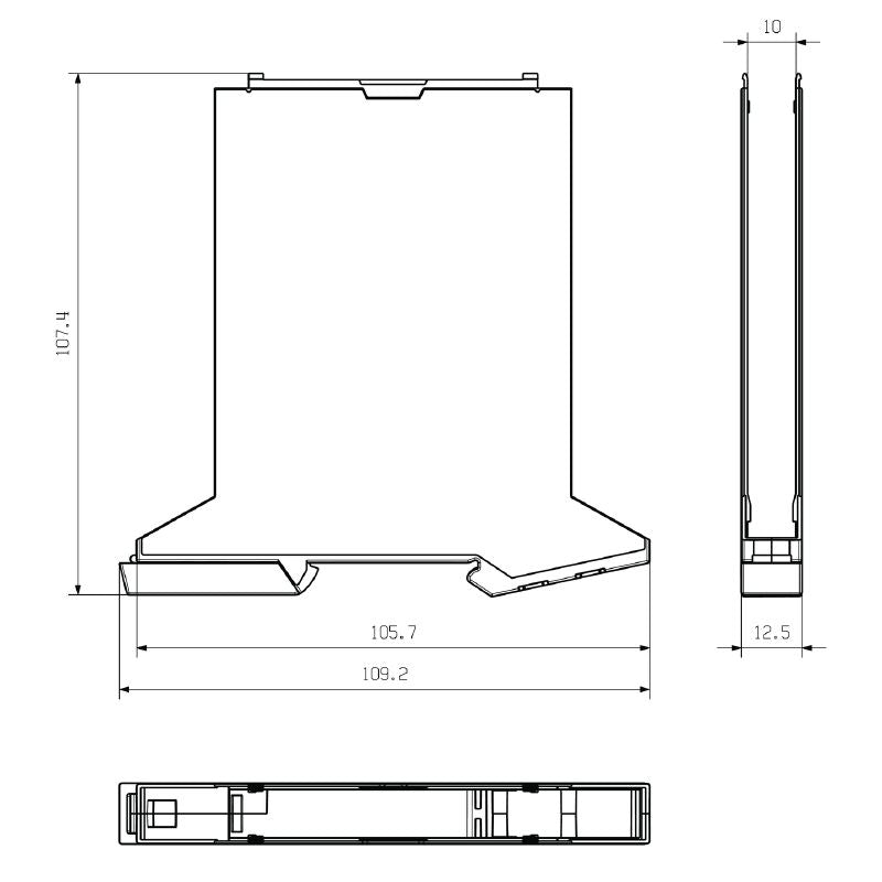 2554620000 - Modular Agate Grey Housing, 12.5mm Width, RoHS Compliant  (Pack of 14)