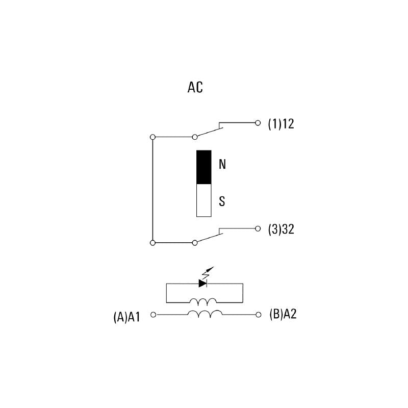 1220030000 - 230V AC D-Series Relay with 16A Rated Current and Test Button  (Pack of 10)