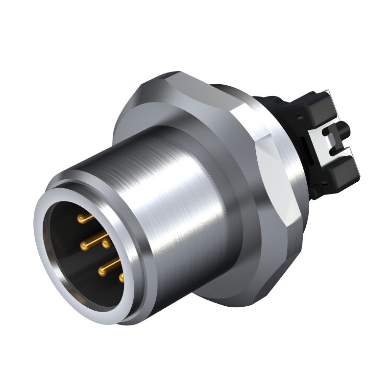 2423260000 - M12 8-Pole Connector with M14 Mounting Thread  (Pack of 25)