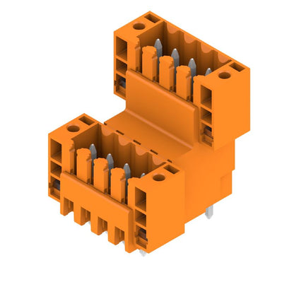 1641250000 - 3.50mm PVC Header Connector, 8 Poles, THT Solder, Orange  (Pack of 50)