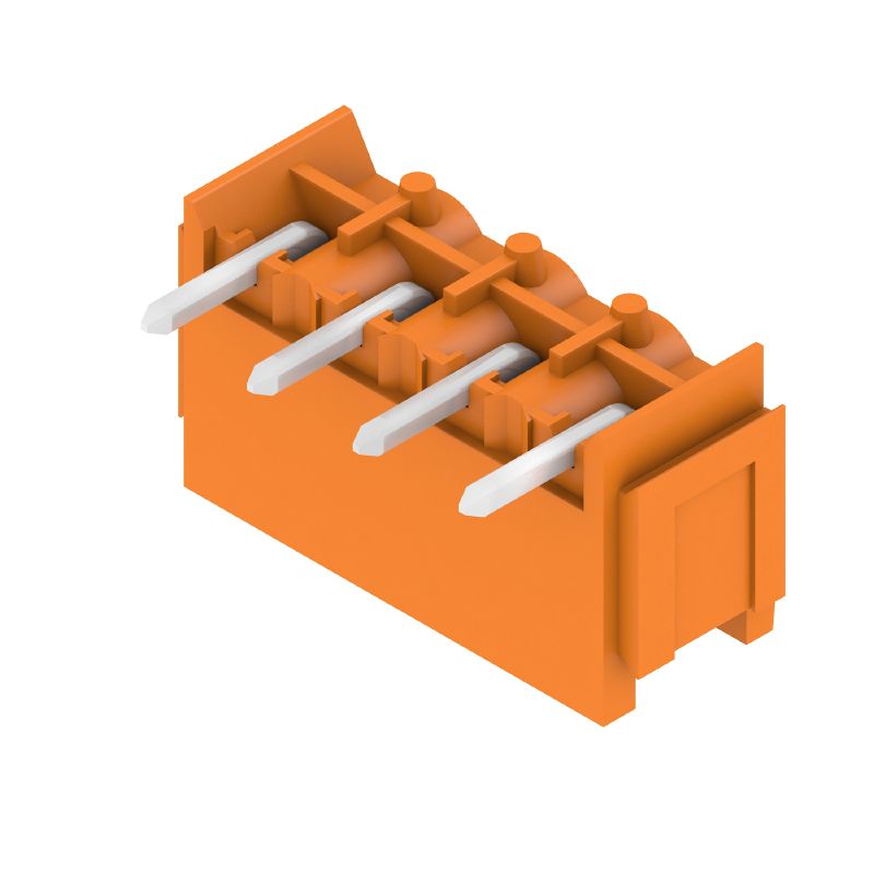 2603460000 - 5.08mm Male PCB Connector, 90° Angle, 4-Pole, Orange  (Pack of 100)