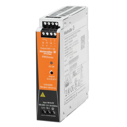 1478100000 - 72W 24V Switch-Mode Power Supply, UL Certified