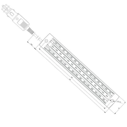 2548620000 - 5m Dimmable LED Module, 6500K, IP67, 886 lm