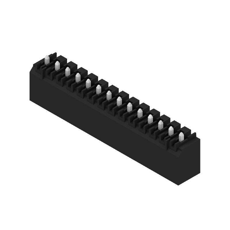 1753102001 - 3.50mm Male PCB Connector, 14 Poles, Closed Side Design  (Pack of 50)